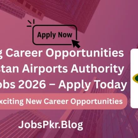 Exciting Career Opportunities at Pakistan Airports Authority (PAA) Jobs 2026 – Apply Today