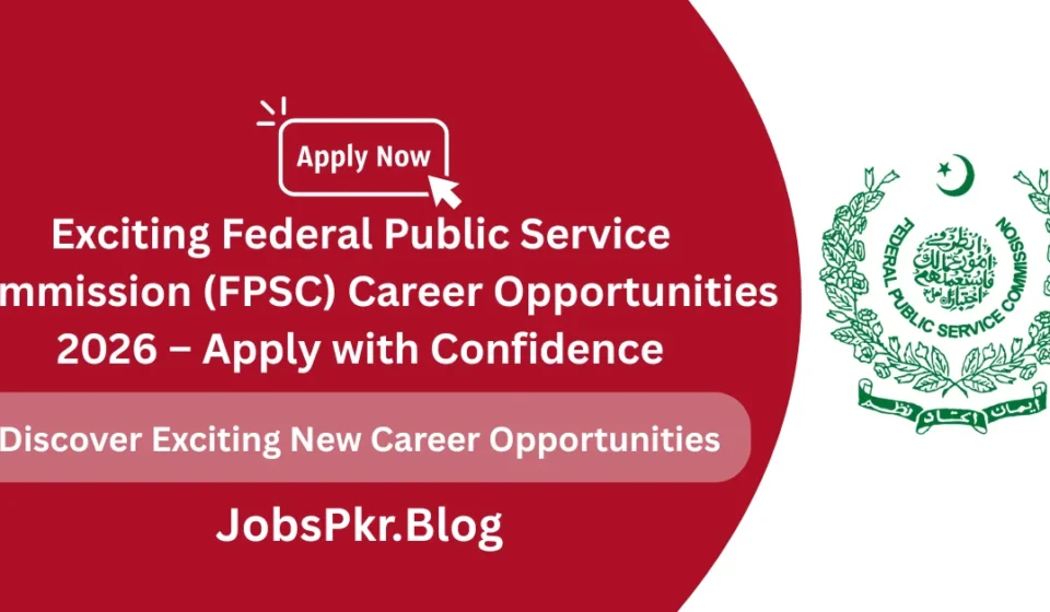 Exciting Federal Public Service Commission (FPSC) Career Opportunities 2026 – Apply with Confidence